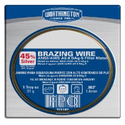Brazing Rod Solder Wire, 45Ag25ZnCu, 1 oz Troy