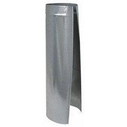 Snappy® 101 Snap-Lock Furnace Standard Gauge Steel Pipe, 4 inch x 10 inch, Galvanized