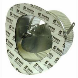 Snappy® 173 Saddle Steel Take-off with Damper, 8 inch x 6 inch Tube, 26 ga., Galvanized