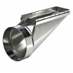 Snappy® 244F Flanged Center End Steel Register Boot, 10 inch x 6 inch x 6 inch, 30 ga., Galvanized