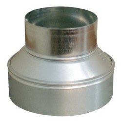Snappy® 265 Steel Reducer, 9 inch x 8 inch, 28 ga., Galvanized