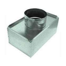Snappy® 502 Top Outlet Steel Insulated Box, 10 inch x 10 inch x 8 inch, Galvanized