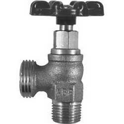 Arrowhead Brass 221LF Boiler Drain, 1/2 inch MIP x 3/4 inch Hose; 12/Inner Pack