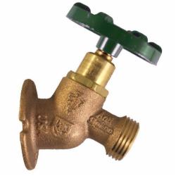 Arrowhead® 355 Heavy Duty Red Brass Solid Flanged Sill-Faucet, 3/4 inch x 3/4 inch, FNPT x Hose; 36/Master Pack