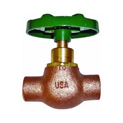 Arrowhead Brass 802 Copper Straight Stop and Waste, 1/2 inch x 1/2 inch, Sweat x Sweat