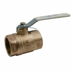 Apollo Valves 70LF-100 Standard Port Bronze Ball Valve with Stainless Steel Latch-Lock Lever and Nut, 1/4 inch, FNPT x FNPT