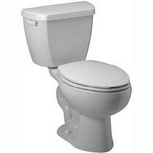 Briggs® 4494 M128™ HET Left Trip Lever Vitreous China Toilet Tank With Lid, 1.28 gpf, Bone