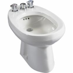 Sayco 7603 130 Altima Vitreous China Oval Bidet, White, 14-5/8 inch H x 15-1/4 inch W x 23-3/4 inch D; 1 Each