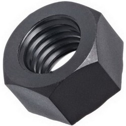 Black Hex Nut, 1/2-13