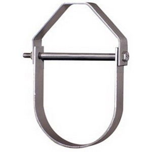 Grinnell® 65 Carbon Steel Light Duty Adjustable Clevis Hanger, 4 inch, Black