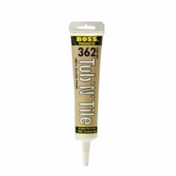 Boss 36250 Tub-N-Tile Caulk, 5.5 oz Tube, Clear