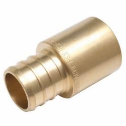 Brass PEX Adapter, 3/4 inch x 3/4 inch, PEX Barb x FNPT Sweat