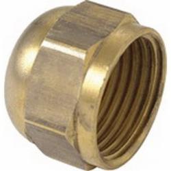 Brass Craft Brass Flare Cap, 1/2 inch OD