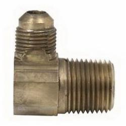 Brass Craft 90 Deg Brass Elbow, 1/2 inch x 3/8 inch, Flare X MIP