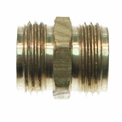 Brass Craft HU22-12-12X Compliant Brass Rough No-Lead Hose Adaptor, 3/4 inch MIP x 3/4 inch Male Hose; 25/Pack