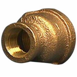 Lead-Free Brass Reducer, 3/4 inch x 1/2 inch, Bell End x Bell End
