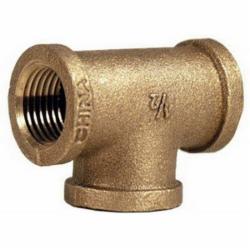 Elkhart 125# Rough Brass TEE, 1/2 inch x 1/2 inch x 1/2 inch, Threaded x Threaded x Threaded