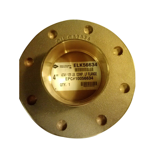 125# Lead-Free Brass Cast Companion Flange with A.S.M.E. Drilling, 6 inch