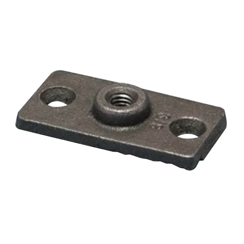 Erico® CADDY® Malleable Iron Wall Or Ceiling Plate For 3/8 inch Rod, Copper Electroplated; 100/Pack