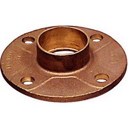125# Copper Lead-Free Adapter, 4 inch x 4 inch, Companion Flange