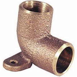 90 Deg Copper Drop Ear Elbow, 3/4 inch x 3/4 inch, SWT x SWT