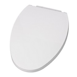 Centoco 1700SC Solid Plastic Closed Front Elongated Toilet Seat, White