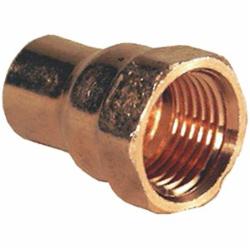 Copper  Copper Adapter, 2 inch x 2 inch, SWT x FIP