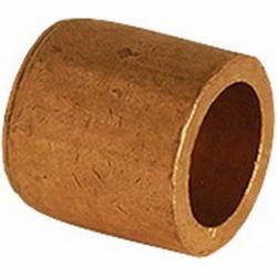 Copper Flush Reducer Bushing, 3/4 inch x 1/2 inch, FTG x SWT