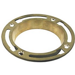 Braxton Harris CF4BD Brass Deep Seal Closet Flange, 4 inch x 1-1/8 inch; 10/Carton