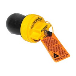 Cherne® Clean-Seal® ABS Plastic/Rubber Pneumatic Pipe Plug, 3 inch