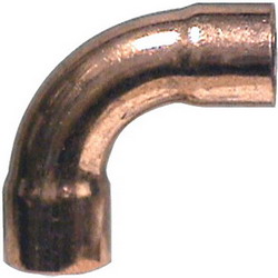 90 Deg Copper Long Radius Elbow, 5/8 inch x 5/8 inch, SWT x SWT