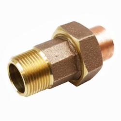 Copper Lead-Free Union, 1/2 inch x 1/2 inch, SWT x MIP