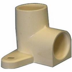 90 Deg CPVC Drop Ear Elbow, 1/2 inch x 1/2 inch, Socket x Socket