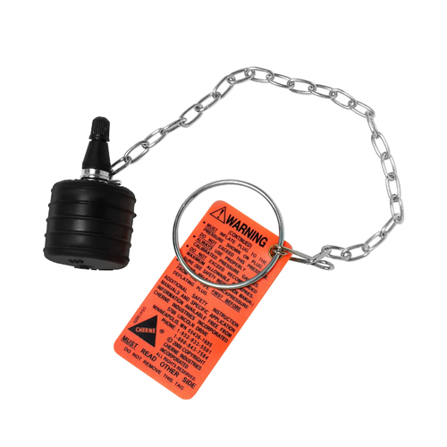 Cherne Industries Rubber Standard Pressure Relief Pneumatic Test Plug, 2 inch; 24/Pack