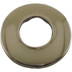 Low Pattern Plastic Escutcheon, 1-1/2 inch IPS, White