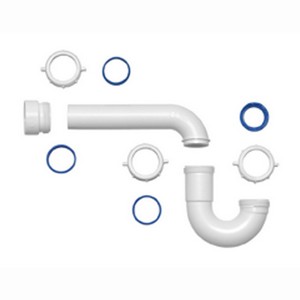 Dearborn Brass ® PVC DWV P-Trap with Threaded PVC Adapter, 1-1/2 inch