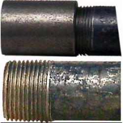 Wheatland Tube SCH STD ASTM A53 CW Black Domestic Carbon Steel Pipe, 1 inch, Threaded x Coupled