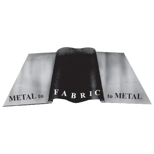 Duro Dyne Excelon® Metal-Fab Flexible Duct Canvas Connector, 3 inch x 3 inch x 3 inch, Black