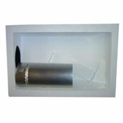Deflect-O DVBOX Plastic Dryer Vent Box, 10-1/4 inch L x 4 inch W x 17-5/16 inch H