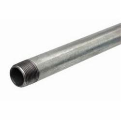 Wheatland Tube SCH STD ASTM A53 CW Galvanized Carbon Steel Pipe, 2-1/2 inch, Threaded x Coupled