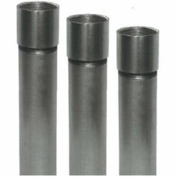 Wheatland Tube SCH 40 ASTM A53 CW Galvanized Domestic Carbon Steel Pipe, 3 inch, Threaded x Coupled
