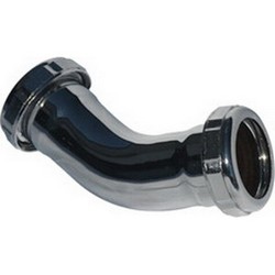 Watts® 791-103 Chrome Plated 45 Deg Elbow, 1-1/2 inch x 1-1/2 inch, Double Slip Joint