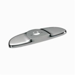 DELTA® 87T151 Cover Plate, For Use With Model 87T104/87T105/87T110/87T111 4 in Centerset Lavatory Faucet, Brass, Chrome Plated, Import, Commercial