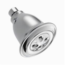 DELTA® 52659-PK Universal Shower Head, 2 gpm, 1 Sprays, Wall Mount, 4-7/16 x 3-29/32 in Head, Domestic