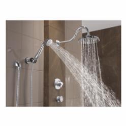 DELTA&reg; 57923-SS Addison&trade; Premium Wall Mount Hand Shower, 1 Shower Head, 2 gpm, 60 to 82 in L Hose, 1/2-14 Male NPSM Connection, Stainless Steel, Import