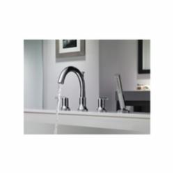 DELTA® T4759-CZ Trinsic® Roman Tub Trim, 2 gpm, 8 to 16 in Center, Brilliance® Champagne Bronze, 2 Handles, Hand Shower Yes/No: Yes, Domestic, Residential