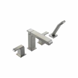 Brizo® T4786-SS Arzo® Roman Tub Trim, 18, 8 to 16 in Center, Stainless Steel, 2 Handles, Hand Shower Yes/No: Yes