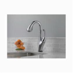 DELTA® 9992T-AR-DST Touch2O® Addison™ Pull-Down Bar/Prep Faucet, 1.5 gpm, Arctic™ Stainless Steel, 1 Handles, Domestic