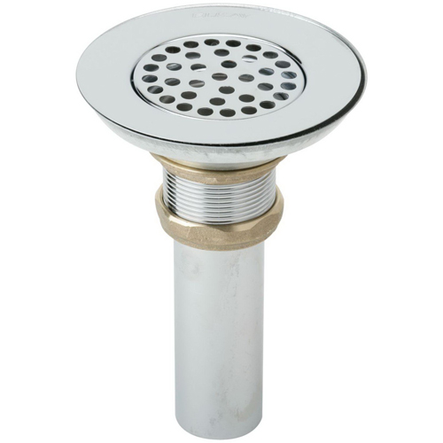 Elkay® Nickel Plated Brass Drain Strainer, 6-5/8 inch x 4-5/8 inch, Chrome