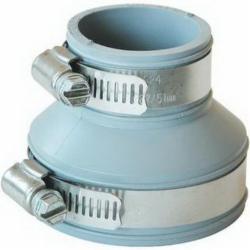Qwik DTC-215 PVC Drain And Trap Connector, 2 inch x 1-1/2 inch Or 1-1/4 inch, Threaded